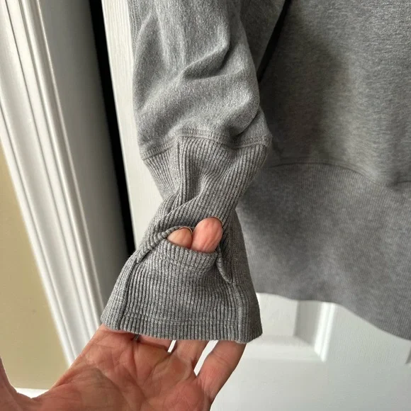 Lululemon Athletica Gray Cowl Neck Sweater